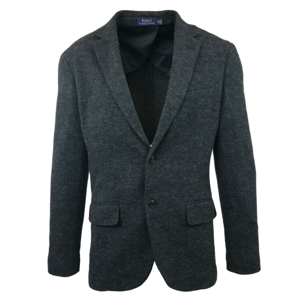 Polo Ralph Lauren Men's Wool Blend Charcoal Blazer